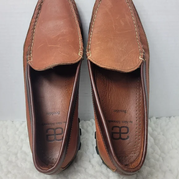 Allen Edmonds Boulder Port Washington Mens Driving Loafer Size 9.5 Brown Shoes